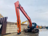 2024 Hitachi ZX300LC-7 excavator, side view with long reach boom