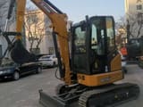2025 XCMG XE35U mini excavator, front three-quarter view