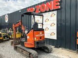 2017 Hitachi ZX26U-5 mini excavator, rear three-quarter view