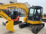 2022 Komatsu PC78US mini excavator, side view
