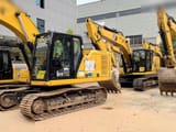 2021 Caterpillar 320GC crawler excavator, side profile view