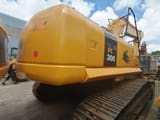 2022 Komatsu PC300-7 crawler excavator rear three-quarter view