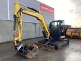 2017 Yanmar VIO80-1A mini excavator, side profile view