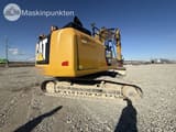 2017 Caterpillar 326F HDHW crawler excavator, rear three-quarter view