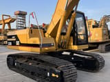 2020 Caterpillar 320B crawler excavator, rear three-quarter view