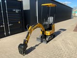 JPC CT-13 mini excavator, front three-quarter view