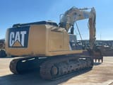 2011 Caterpillar 329E crawler excavator, rear three-quarter view