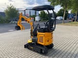 2026 Berger Kraus BK1300JSR mini excavator, rear three-quarter view