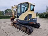 2014 Hyundai 60CR-9 mini excavator, rear three-quarter view
