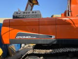 Doosan DX340LC-9C crawler excavator side view