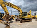 2018 Komatsu PC400-8 crawler excavator, side view