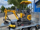 Berger Kraus BK1250JSR mini excavator side view