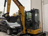 2026 XCMG XE35U crawler excavator, front three-quarter view