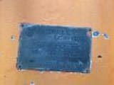 1981 Hitachi UH 20 crawler excavator identification plate