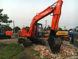 2018 Hitachi EX120-3 crawler excavator, side view