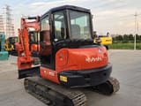 2023 Kubota KX165 mini excavator, front three-quarter view