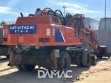 1995 Fiat-Hitachi FH200W.3 wheel excavator, rear view