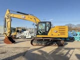 2020 Caterpillar 320-07C crawler excavator, side profile view