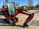 2022 Caterpillar 301.6-05A mini excavator, front three-quarter view