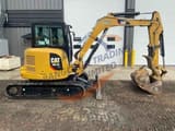 2018 Caterpillar 305.5E mini excavator, side view
