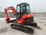 2022 Kubota U55-4 mini excavator, side view