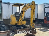 2019 Komatsu PC26MR-3 mini excavator, side view