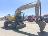 2020 Caterpillar M315D wheel excavator, side profile view