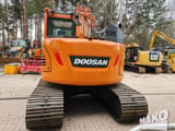 2018 Doosan DX140LCR-5 crawler excavator rear view