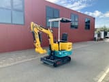 2025 DigSwift DS13G mini excavator, front three-quarter view