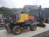 2022 Volvo EWR170E wheel excavator, rear three-quarter view