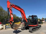 2024 Kubota KX085-5 crawler excavator, side view