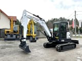 2013 Bobcat E50 mini excavator, side view