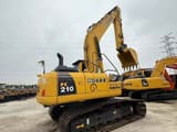 2020 Komatsu PC210-8 crawler excavator, rear three-quarter view