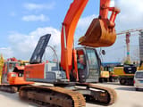 2022 Hitachi Zaxis 240 crawler excavator, side view