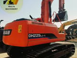 2022 Doosan DH225LC-7 crawler excavator rear three-quarter view
