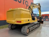 2021 Caterpillar 320 crawler excavator, rear three-quarter view