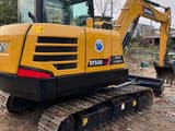 2022 Sany SY55C Pro crawler excavator, rear three-quarter view