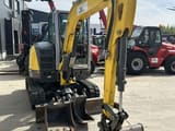 2024 Wacker Neuson EZ36 mini excavator, front three-quarter view