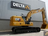 2020 Caterpillar 320-07C crawler excavator, side view