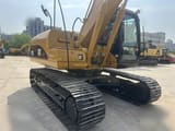 2016 Caterpillar 320C crawler excavator, rear three-quarter view