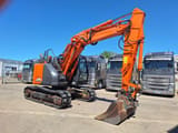 2019 Hitachi ZX135US-6 crawler excavator, side view