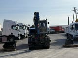 2013 Wacker Neuson 9503-2 wheel excavator, front view
