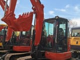 2022 Kubota KX165 crawler excavator, front three-quarter view