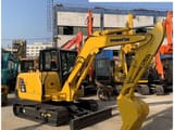 2020 Komatsu PC56-7 mini excavator, side view