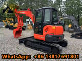 2023 Kubota KX163-5 mini excavator, three-quarter front view