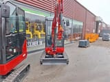 2025 Mole M20 mini excavator, front view
