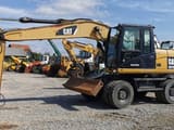 2011 Caterpillar M315D wheel excavator, side profile view