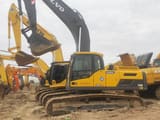 Volvo EC300D crawler excavator, side profile view