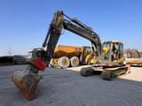 2015 Volvo ECR145DL crawler excavator, side view
