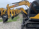 2023 XCMG XE85DA mini excavator, side profile view